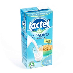Молоко «Lactel» 1,5%, 1 л