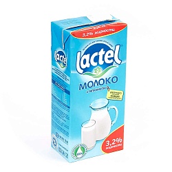 Молоко «Lactel» 3,2%, 1 л